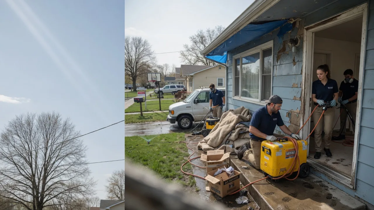Basement Flood Cleanup in Ness City, KS near me